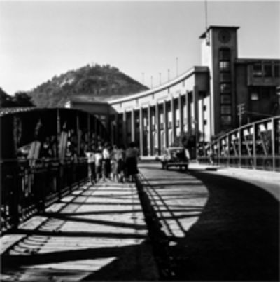 Obra de Antonio Quintana, Puente Pio Nono, Santiago, realizada en 1955 que se podrá ver en Illapel del 8 al 30 de noviembre. 