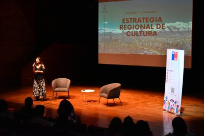 Presentación lineamientos Estrategia Regional del Cultura. Centro Cultural GAM. Fotografía: Diana Duarte.