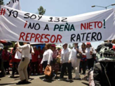 Movimiento YoSoy132 en México.