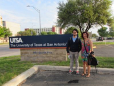 Durante casi tres meses, el estudiante de quinto año de Sociología, Pablo Albornoz realizó una pasantía de investigación en la Universidad de Texas (San Antonio, Estados Unidos).