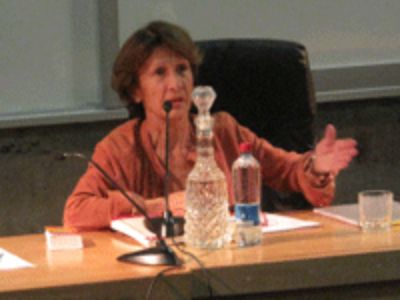 Dominique Guyomard en su visita a la Universidad de Chile el año 2013.
