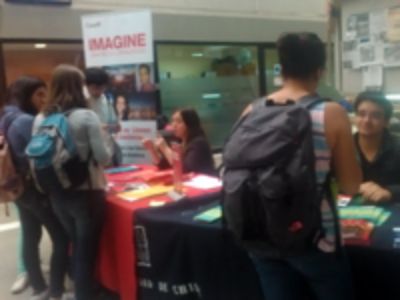 Durante la primera semana de septiembre, en diferentes campus, entre ellos Juan Gómez Millas, de la Universidad se realizó la Feria de la Movilidad Estudiantil.