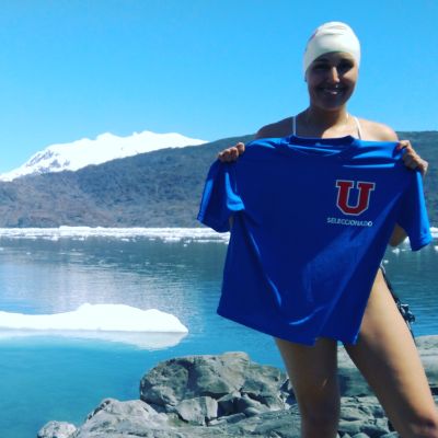 Hace 23 años Bárbara Hernández participa como nadadora con apoyo de la Universidad de Chile.