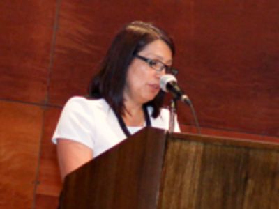 Prof. Ximena Azúa, Directora Escuela de Postgrado Facultad de Ciencias Sociales.