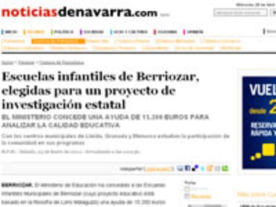 Entrevista a las alumnas en el diario español NoticiasDenavarra.com