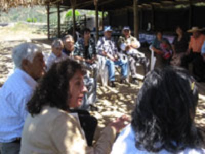 Una segunda visita en terreno se realizó el 5 de diciembre a San Pedro de Alcántara, donde se realizaron talleres para niños y adultos mayores.