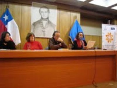 De izq. a der: Lorena Armijo, Silvia Lamadrid, Raúl Atria y Ximena Valdés.