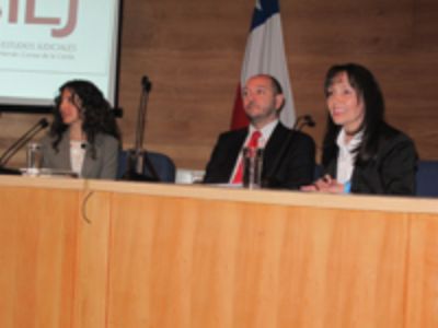 El encuentro fue encabezado por el Director de la Escuela de Pregrado de la Facultad de Derecho de la U. de Chile, Álvaro Fuentealba.