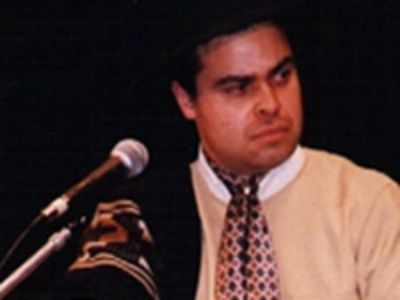 El payador Gabriel Luceno (Uruguay) 