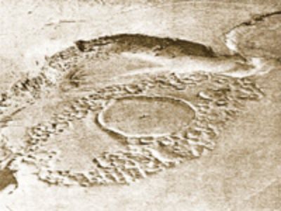 Una imagen aérea de la Quebrada de Guatacoldo, estudiada en un primer proyecto Fondecyt.