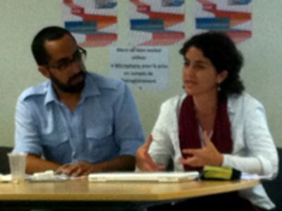 Prof. Catalina Arteaga exponiendo sobre vulnerabilidad en Chile en encuentro internacional organizado por CIVDES