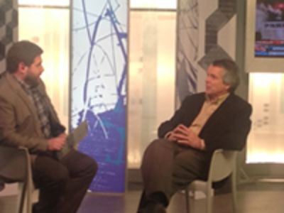 Entrevista al decano de FACSO, Marcelo Arnold, en el canal tevéCiudad, de Uruguay.