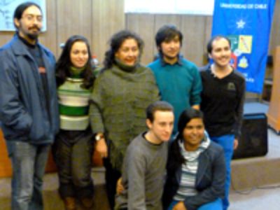 Equipo organizador del Primer Seminario Pregrado sobre Desastres Socionaturales en Chile.