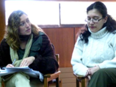 Prof. Sonia Pérez y Evelyn Carrasco