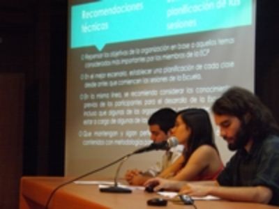 La exposición "Escuela de Comunicación Popular 2013".