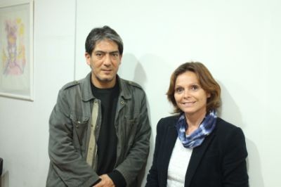 Vólker Gutiérrez y Mariana Morgado, de la DAE.