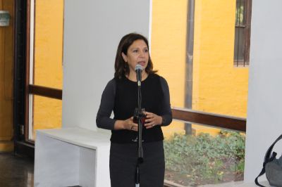 La Directora Académica y de Relaciones Internacionales, Beatriz Maturana, entregó una perspectiva académica de la experiencia del intercambio.