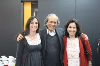 Profesores Gabriela Muñoz, Luis Goldsack y Verónica Veas, quienes guiaron el curso.