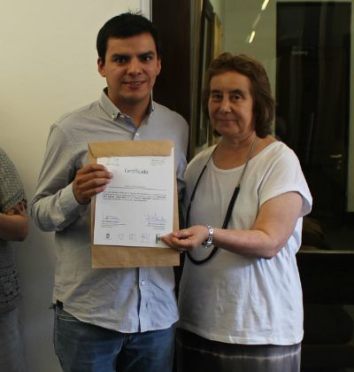 El estudiante Ángel Quiroz obtuvo el primer premio José Miguel Aróstegui en la categoría C por su proyecto "Parque de remediación ambiental: Bahía de Chañaral".