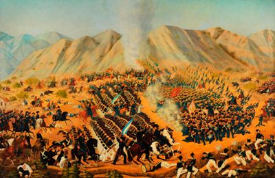 Batalla de Chacabuco, Tomás Vandorse, c.1867 Colección Museo Histórico Nacional