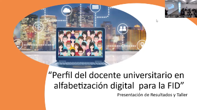 Proyecto: Perfil del docente universitario en alfabetización digital para la FID