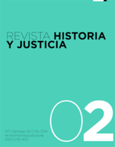 Portada Revista Historia y Justicia 2014