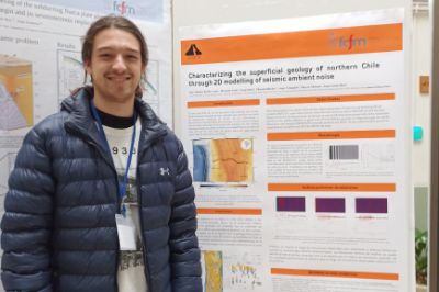 El ganador de la mención honrosa en la categoría posters de investigación en GSEV 2024, José Montes, dijo que su trabajo fue una versión preliminar de mi proyecto de tesis de magíster.