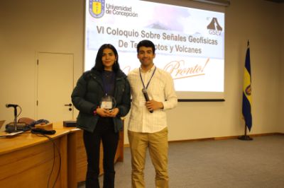 La estudiante del Magíster en Ciencias con mención en Geofísica, Nicole Avilés, calificó el premio al mejor póster de investigación de GSEV 2024 como un "reconocimiento fantástico".