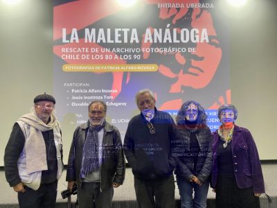 Osvaldo Briceño, Jesús Inostroza, Luis Navarro, Patricia Alfaro y Carolina Muñoz