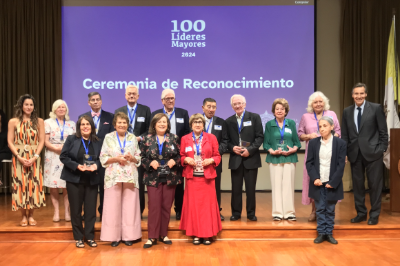 Dra. Cecilia Albala reconocimiento 100 Líderes Mayores 2024