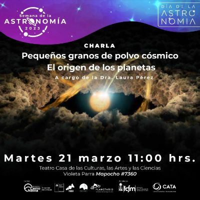 Charla pública Día de la Astronomía: "El orígen de los planetas"