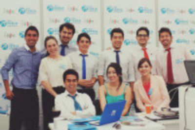 El equipo organizador de la 17 Feria Empresarial de la FCFM. 