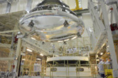 El escudo protector de la nave Orión fue sometido a pruebas en diciembre de 2014 (Foto: NASA)