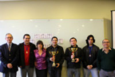 En la foto los ganadores del torneo "Magistral Chacra Steel". 