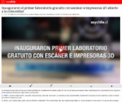 El portal Soy Chile realizó un reportaje en video del FAB851.