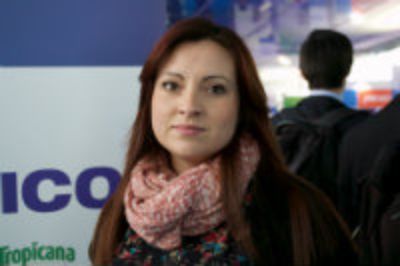 Stefanni Flores, Analista del Área de selección de Pepsi Co quien estuvo presente en la actividad.