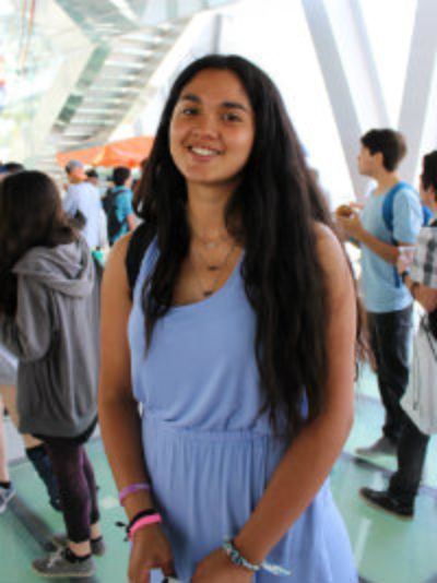 Ignacia Allendes es estudiante de cuarto año del Liceo Santa Cruz.