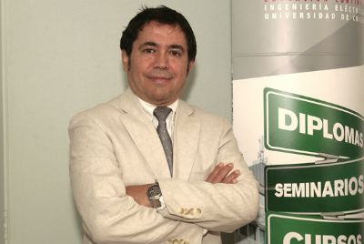 Luis Vargas, director del Departamento de Ingeniería Eléctrica. 