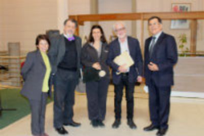Académicos de la Facultad de Arquitectura y Urbanismo de la U. de Chile hicieron eco de la convocatoria a participar de esta inauguración.