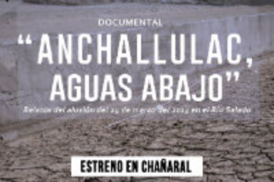 La primera exhibición realizada de este documental fue en Chañaral, en su estreno del 25 de marzo.
