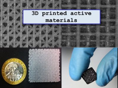 Materiales inteligentes impresos en 3D.