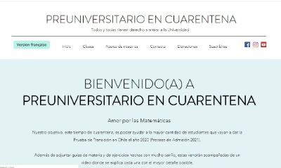 "Preu en Cuarentena" cuenta con materiales y videos tutoriales de manera gratuita y abierta.
