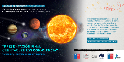 Afiche presentación Cuentacuentos Con-ciencia.