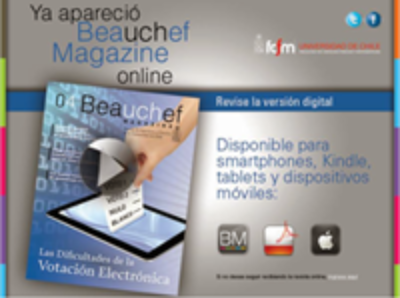 Última edición de Beauchef Magazine en aplicaciones móviles