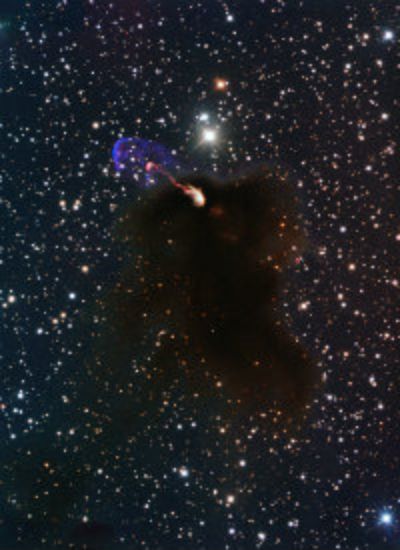 Herbig-Haro 46/47  ubicado en la constelación de Velorum