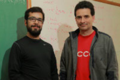 Daniel Espinoza G. y Fernando Ordóñez P., académicos del Departamento de Ingeniería Industrial