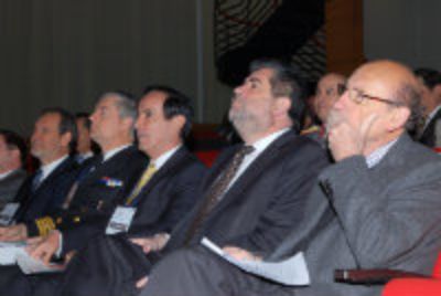 Autoridades de las diferentes instituciones organizadoras del seminario
