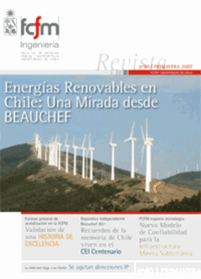 Primavera 2007: Energías renovables en Chile: Una mirada desde Beauchef