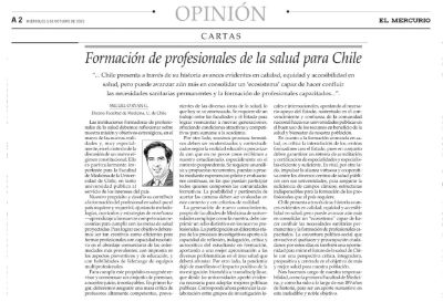 Formación de Profesionales de la Salud para Chile