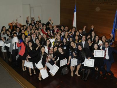 La generación 2016 de Fonoaudiología de la Universidad de Chile